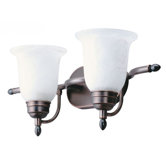 Sheffield Two Light Vanity in Black Bronze