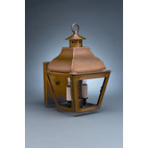 Stanfield Two Candelabra Sockets Curved Top Wall Lantern