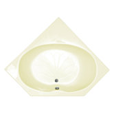 Tortola 60 x 60 x 23" Corner Soaking Bathtub