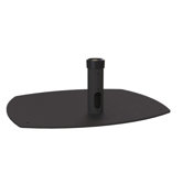 Low-Profile Single Pole Floor Stand with VPM Vesa Mount