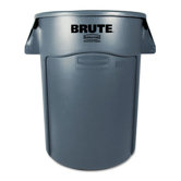 Brute Vented Trash Receptacle, 44 Gal