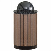 Howard Towne 63 Gal. Perma-Wood Free Standing Receptacle