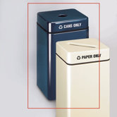 Barclay Square Cans Recycling Receptacle