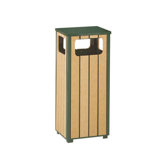 Regent 50 Series 12 Gallon Sand Top Ash/Trash Receptacle with Side Opening