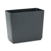 Designer 2 Wastebasket in Black