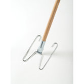 Wedge System Dust Mop Handle/Frame in Natural / Chrome