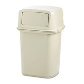 Ranger Fire-Safe Container, Square, Structural Foam, 45gal, Beige