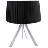 Home Design Zymeth One Light Table Lamp in Black