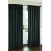 Interlined Faux Silk Polyester Window Panel