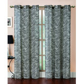 Georgette Zebra Printed Polyester Window Panel