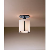 Exos Wave Small Round 1 Light Semi Flush Mount