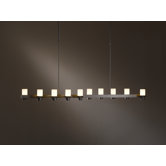 Staccato S Shape 10 Light Pendant