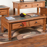 Sedona Coffee Table with Slate Top
