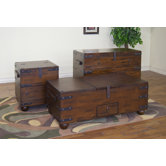 Santa Fe Trunk Coffee Table Set