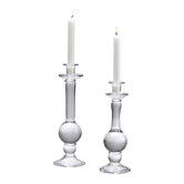 Glass Cristina Candlestick