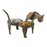 Rex Pet Feeder in Pecan