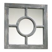 Ashford Mirror in Distressed Gray