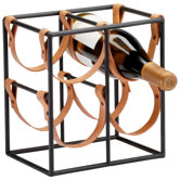 Small Brighton 4 Bottle Tabletop Wine Rack