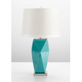 Hoku Table Lamp in Cyan Blue