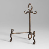 Small Julian Plate Rack in Rustic Bronze