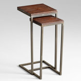 Kirby Tables in Walnut and Graphite