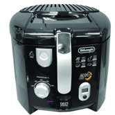 2.2 Lbs Cool Touch Roto Deep Fryer in Black