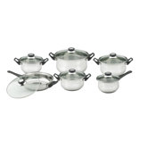 Vannes Stainless Steel 12-Piece Cookware Set