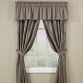 Marcello Drapes and Valance Set in Taupe