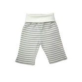 Nature's Nursery Rolled Waist Pant in Tan Stripes