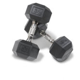 Dura-Bell Rubberized  Hexagon Handle Dumbbell (Set of 2)