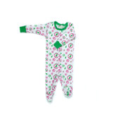 Ever-Green Peace Girl Organic Footie