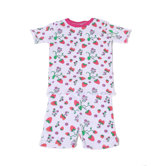 Organic Strawberry Fields Pajama Short Set