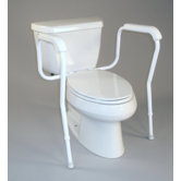 Toilet Safety Rail in White