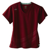 5633 2-Pocket MedFlex II Dual Swirl Top in Merlot