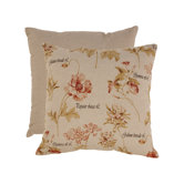 French Floral Floor Pillow