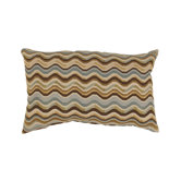 Wave Polyester Throw Pillow