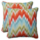 Flamestitch Corded Throw Pillow (Set of 2)