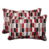 Trillium Corded Throw Pillow (Set of 2)