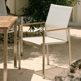 Mercury Teak Armchair