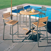 Equinox 4-Seat Outdoor High Dining Set