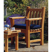 London Dining Arm Chair with Cushion