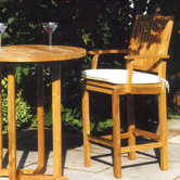 Monaco Carver Dining Arm Chair with Cushion