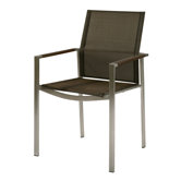 Mercury Stacking Dining Arm Chair