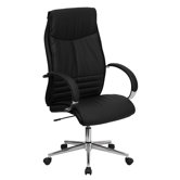 High-Back Leather Executive Chair with Slim Designed