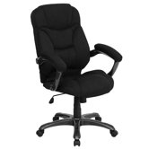 High-Back Microfiber Upholstered Office Chair