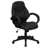 Office Chair with Outline Stitching