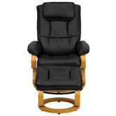 Contemporary Recliner and Ottoman