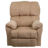Contemporary Microfiber Power Recliner