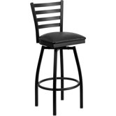 Hercules Series Back Swivel Bar Stool