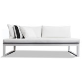 Piano Armless Loveseat with Cushions